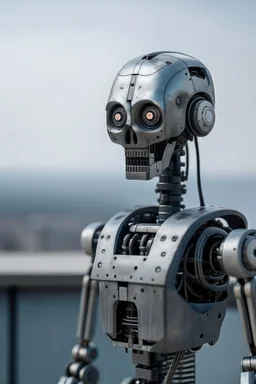 a real scary robot looking from far away