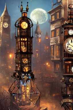 city magic steampunk