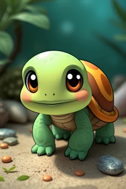 cute cartoon turtle