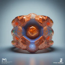 Ring made by wood roots and shreds of glass, orange diamonds sparkles, red rubi fragments around, blue lights reflexes, complex structure, gold details, intricate ring pattern, product studio shot, very detailed, 3/4 shot, octane render, 8k, 60° shot, Unreal Engine 5, lens macro,sharp focus, realistic, hyper detailed, studio lighting, neon light ambient,