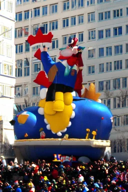 macy's day parade float of bill