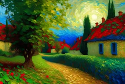 In the style of van Gogh
