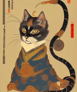 Ukiyo-e cat