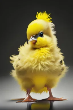 Cut Yellow Chicken baby,8k,sharp focus,hyper realistic, sony 50mm 1.4