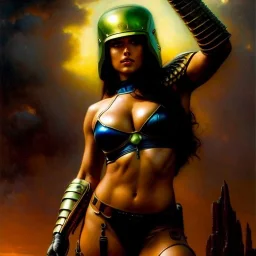 portrait ' Sexy Extra busty She-Hulk naked ',ancient metal armor and Helmet ,painting by gaston bussiere, greg rutkowski, yoji shinkawa, yoshitaka amano, tsutomu nihei, donato giancola, tim hildebrandt, oil on canvas, cinematic composition, extreme detail,fit full head inside picture,32k