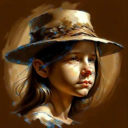 girl with a hat