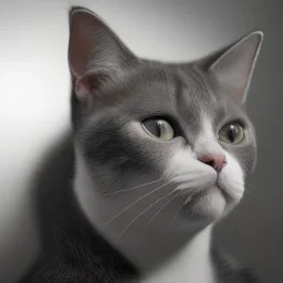 Portrait of cat realistic