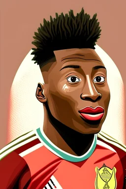 Andre Onana Footballer cartoon 2d