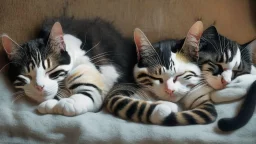 sleeping cats