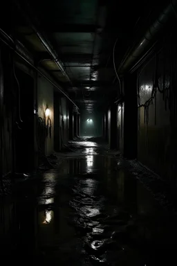 Most dark and creepy place with slow slow raning