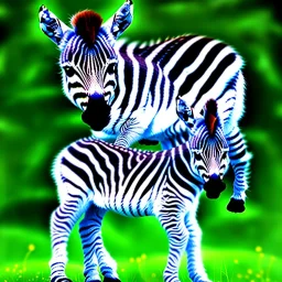 one cute baby zebra