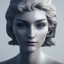 marble stature, full body, full of details, realistic, beautiful young woman, hight definition, 8k, symmetric face, perfect eyes