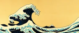 The Great Wave off Kanagawa. Traditional japanese art