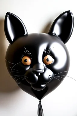 balloon shaped like a cat head