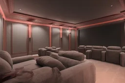 a dedicated home cinema room