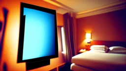 angry hotel owner finds broken LCD screen in hotel room