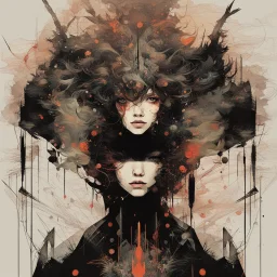 "I've got so much I need to say", fine detail, atmospheric, vivid tones, sharp focus, sharp edges, art by Russ Mills and Victo Ngai, sticker, 2d cute, fantasy, dreamy, vector illustration, 2d flat, centered, by Tim Burton, professional, sleek, modern, minimalist, graphic, line art, vector graphics