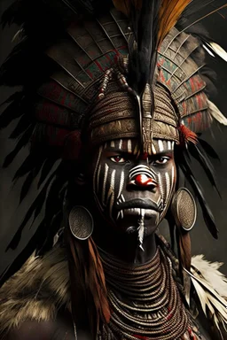 African Tribal Warrior