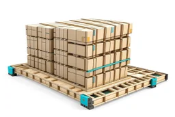 pallet with goods