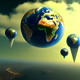 Erde nach dem 2ww hyper realistisch