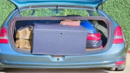 housekeeping paranoid hiding baggage in trunk of car