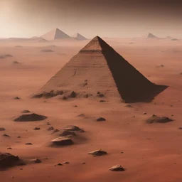 A pyramid on Mars