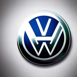 volkswagen brand logo futuristic robot