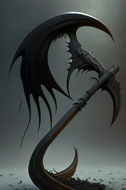 black big scythe