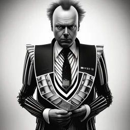 michael keaton as beetlejuice, dramatic, tim burton style, dramatic lighting, volumetric lighting, hyperrealisme, 8k, high quality, photorealistic, lot of details