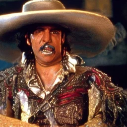 Insanely detailed photograph of an El Guapo from three amigos movie