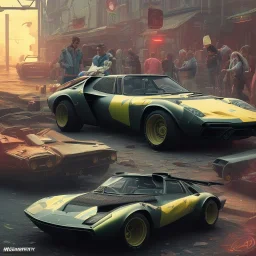 cyberpunk 2077 version of lamborghini miura