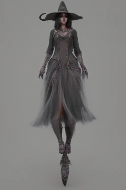 witch necromancer female dress