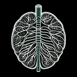 Lungs, Logo, 4k, high resolution