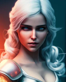 ciri casting lightning blue, evil eyes, angry, the witcher 3, portrait, red eyes, highly detailed, hyper-detailed, beautifully color-coded, insane details, intricate details, beautifully color graded, Cinematic, Color Grading, Editorial Photography, Depth of Field, DOF, Tilt Blur, White Balance, 32k, Super-Resolution, Megapixel, ProPhoto RGB, VR, Half rear Lighting, Backlight, non photorealistic rendering