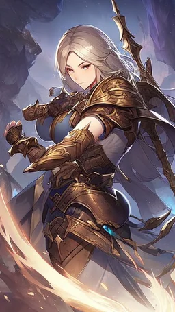 Female Paladin, Dark Fantasy, Like the Diablo Game series