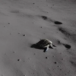 turtle on the moon