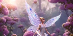 crystal subtle flower in a galactic ambiance beautiful fairy, transparent, delicate colors, in the foreground, full of details, smooth，soft light atmosphere, light effect，vaporwave colorful, concept art, smooth, extremely sharp detail, finely tuned detail, ultra high definition, 8 k, unreal engine 5, ultra sharp focus