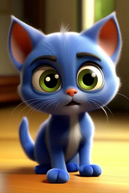 Little cute cat, pixar style