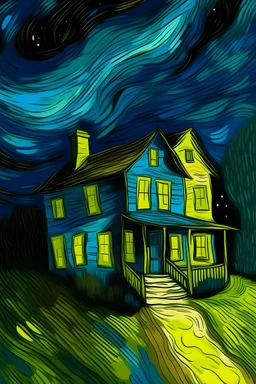 casa mínimalista estilo van goh