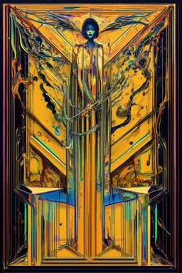 abstraction to reality; surreal stylistic symbolism with a splash of Art Deco