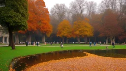 fall park by Andrea del sarto