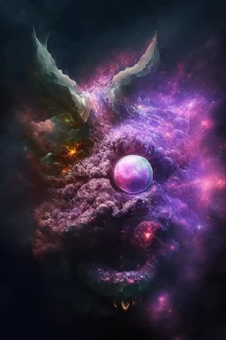 non-euclidian hyperdimensional galactic nebulae monster lifeform