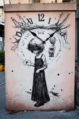 The moment when time disappears; Lowbrow Street Art