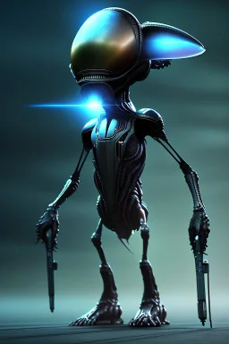 full length aliens clean art NFT, blender 3d