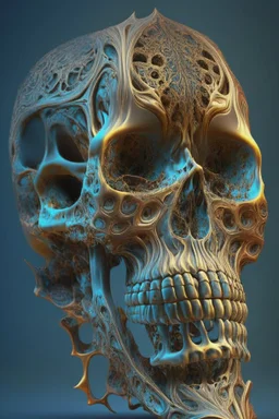 Skull liquid latex tanjore art fractal design zbrush --niji 5