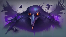 Twitch horror banner gaming crow