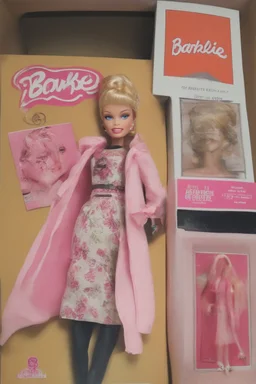 empty barbie doll box