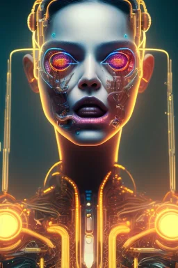 cyberpunk, glas head, women, portrai, open mouth, perfect skin, tron, cyborg , perfekt, real, dream, hr giger