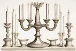 menorah by Andrea del sarto