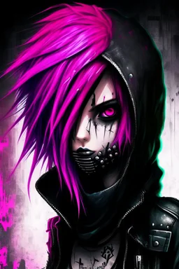 scene girl invader zed